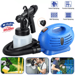 Electric Paint Sprayer HVLP Handheld Zoom Spray Gun Garden Fence Wall In/Outdoor