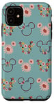 Coque pour iPhone 11 Disney Mickey Mouse Fleurs et Daisy Print