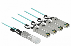 DELOCK – Active Optical Cable QSFP+ to 4 x SFP+ 3 m (84058)