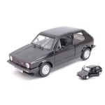 VW GOLF MK1 GTI 1979 BLACK 1:24 Burago Auto Stradali Modellino