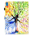 JIan Ying For Apple iPad Pro 11 11 Inches Case - Patterns Slim Stand Lightweight Protector Cover Colorful tree