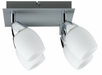 600.78.LED Paulmann Plafonnier Spots Wolba Rondell 4x4W LED GU10 230V C