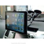 Dedicated Double Sucker Suction Car Vehicle Windscreen Mount for iPad Mini