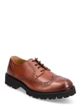 Lightweight Derby Brogue - Grained Leather Shoes Business Brogues Brown S.T. VALENTIN