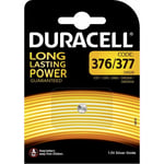 Pile bouton silver oxide-zinc SR66/377, 1 pièce en blister (062986) - Duracell