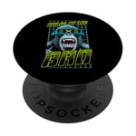 Viens à moi, frère Funny Gorilla Gamer Monkey Cyberpunk VR PopSockets PopGrip Adhésif