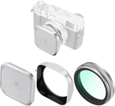 Filtre Uv Protection Et Bouchon Et Pare-Soleil Compatible Avec Fujifilm X100/X100F/X100S/X100T/X100V/X100Vi[YIN145078]