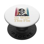 Florence Nightingale - Go With The Flo - Funny Nurse PopSockets Swappable PopGrip