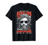 Funny Stoic Philosophy Marcus Aurelius Meditations Tour T-Shirt