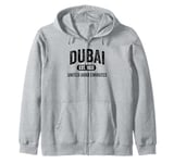 Souvenirs From Dubai UAE United Arab Emirate Reminder Zip Hoodie