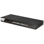 DrayTek VigorSwitch G2282x L2+ Managed 24-Port Gigabit Switch with 4 x 10GbE ...