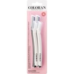 Coloran Razors For Eyebrows & Face Ögonbryn och ansiktskniv 4 st