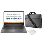 PC Portable HP 15s-fq0024nf - Windows 11 - 15,6" FHD - Celeron N4120 - RAM 4Go - Stockage 128Go SSD + Sacoche + Souris