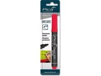 Pica-Marker Pica Permanent Marker 1-4Mm, Round Tip, Red Retail Packaging