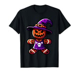 Halloween Gingerbread Man Witch Hat Costume Spooky Season T-Shirt