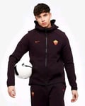 Nike A.S. Roma Tech Fleece Hoodie Tracksuit Sz 2XL  Tyrian Purple AH5469 659