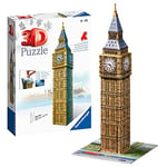 Ravensburger Big Ben 3D Jigsaw Puzzle for Adults and Kids Age 8 Years Up - 216 Pieces - No Glue Required