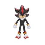 Sonic The Hedgehog Sonic 3 Movie Shadow Collector Toy Figure by Jakks Pacific, Stands 5” / 13 cm Tall, Highly Articulated for Boys/Girls, Officially Licensed 3 Movie, Suggested for Ages 3+