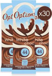 Options White Hot Chocolate Sachet 11 g (Pack of 30) 11 g 