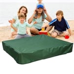 Bâche de Protection pour Bac à Sable, Couverture de Bac à Sable, 180 G/m², 1, 2x 1, 2 m, vert,pour bac à Sable extérieur Jardin Anti