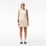 Lacoste Robe Tennis Ultra Dry shorty amovible Taille 34 Blanc/bleu