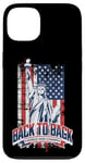 Coque pour iPhone 13 Motif America Back to Back WorldWar Champs Pride