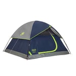 Sundome Tente 4 personnes (Vert et Bleu marine Options de couleur), Homme, Coleman - Sundome Tent - 4 Person, 9' X 7', Navy-gray, bleu marine, taille unique