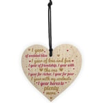 1st Wedding Anniversary 1 Year Gift Handmade Wooden Heart First Wedding Gifts