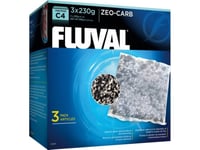 Fluval Zeo-Carb Kolpatron För C4-Filter, 3X230g