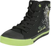 Rock Rebel by EMP Trainers with old school cyber skull Sneakers High black