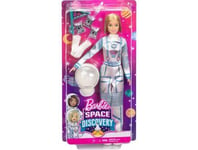 set Barbie Blonde Poupee Mannequin Cosmonaute + 7 Accessoires - Poupee Metier