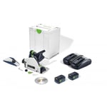 Festool TSC55 5,0 KEBI-Plus/Xl 18v Cordless Plunge Saw Kit 2 x 5.0ah + Charger