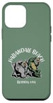 Coque pour iPhone 12 mini Hallandale Beach Florida USA Motif crocodile lamantin amusant