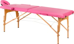 Activeshop Hopfällbar Massagebänk I Trä Comfort Activ Fizjo 2 Segment Rosa