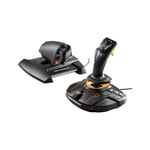 Thrustmaster T-16000M FCS Hotas USB Joystick for Analogue MAC or PC Black Orange