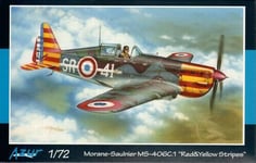 AZUR A114 MORANE-SAULNIER MS-406C.1 « RED&YELLOW STRIPES »