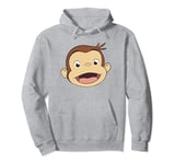 Curious George Big Face Monkey Smile Pullover Hoodie