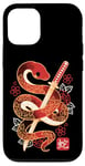 Coque pour iPhone 12/12 Pro Year of the snake chinese zodiac mignon kawaii snake 2025