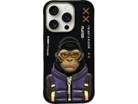 Nimmy Iphone 16 Pro 6.3" Case Black Cool&Cute 2.0 Monkey