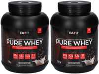 EA-FIT Pure Whey Cappucino Poudre Pour La Préparation D'Une Solution 2x750 g