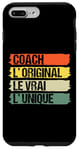 Coque pour iPhone 7 Plus/8 Plus Coach L' Original Le Vrai L' Unique Cadeau Entraîneur Rétro