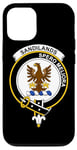 Coque pour iPhone 12/12 Pro Armoiries Sandilands - Blason de la famille