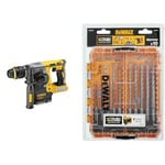 DEWALT DCH274N-XJ Rotary Hammer SDS-Plus 2 1J 400W 18V Black Yellow + Suitable Power Tool Accessory