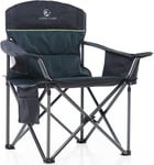 ALPHA CAMP Camping Chair Folding Camp Chair for Adults Oversized Heavy Duty Cam