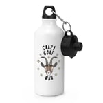 Crazy Goat Man Stars Sports Drinks Bottle Camping Flask - Funny Animal