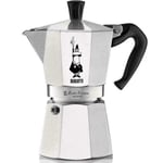 Bialetti Moka Express Stovetop Coffee Maker - High Quality - Aluminium - 3 Cup