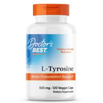 Doctors Best L-Tyrosine - 120 x 500mg Capsules