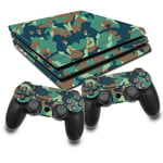 Set D'Autocollants Camouflage Pour La Peau De La Console Ps4 Pro RX022-15