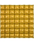 Guld Waffle Folieballong för Backdrop/Bakgrund 91,4 cm x 91,4 cm