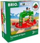 BRIO World Train Turntable  Figure for Kids Age 3 Years Up - Wooden Railway Set